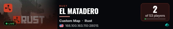 EL MATADERO live status badge