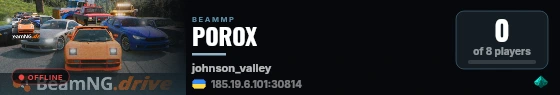 POROX live status badge