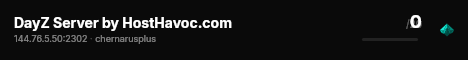DayZ Server by HostHavoc.com live status badge
