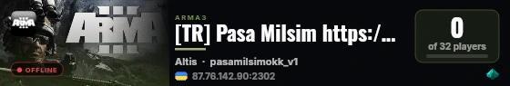 [TR] Pasa Milsim https://discord.gg/gtuAx84wTz live status badge