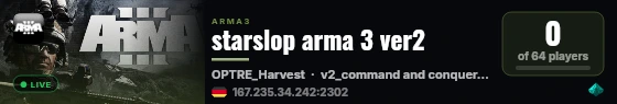 starslop arma 3 ver2 live status badge