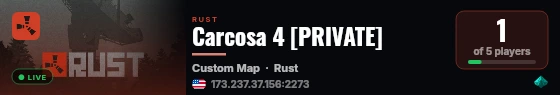 Carcosa 4 [PRIVATE] live status badge