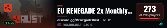 EU RENEGADE 2x Monthly Medium | 50% Upkeep | No BP Wipe | Biwee live status badge