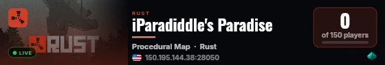 iParadiddle's Paradise live status badge
