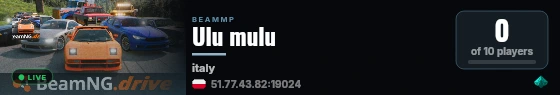 Ulu mulu live status badge