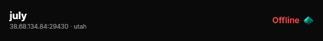 july live status badge
