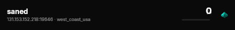 saned live status badge