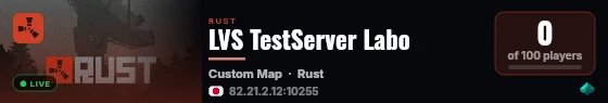 LVS TestServer Labo live status badge