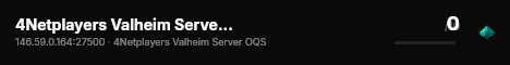 4Netplayers Valheim Server OQS live status badge