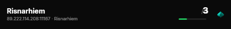 Risnarhiem live status badge