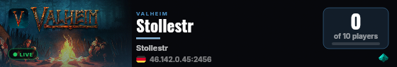 Stollestr live status badge