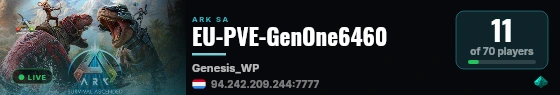 EU-PVE-GenOne6460 live status badge