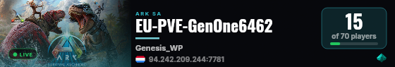 EU-PVE-GenOne6462 live status badge