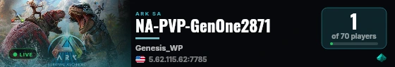 NA-PVP-GenOne2871 live status badge
