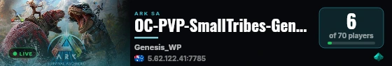 OC-PVP-SmallTribes-GenOne9707 live status badge