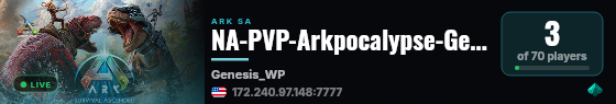 NA-PVP-Arkpocalypse-GenOne25 live status badge