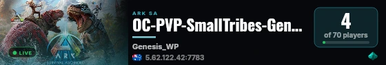 OC-PVP-SmallTribes-GenOne9709 live status badge
