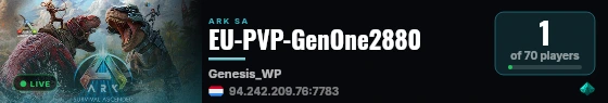 EU-PVP-GenOne2880 live status badge