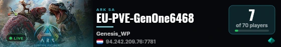 EU-PVE-GenOne6468 live status badge