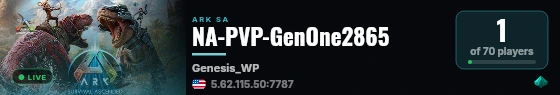 NA-PVP-GenOne2865 live status badge