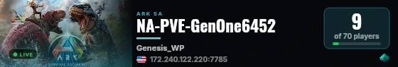 NA-PVE-GenOne6452 live status badge
