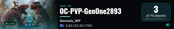 OC-PVP-GenOne2893 live status badge