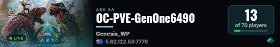 OC-PVE-GenOne6490 live status badge