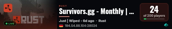 Survivors.gg - Monthly | 2x Solo/Duo/Trio/Quad| No BP Wipes live status badge