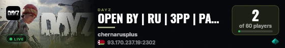 OPEN BY | RU | 3PP | PARTY | MAP | VIPE 30.09 live status badge