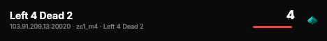 Left 4 Dead 2 live status badge