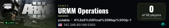 URMM Operations live status badge