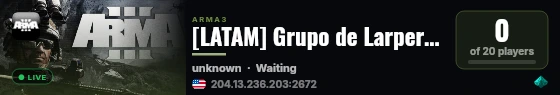 [LATAM] Grupo de Larpers Especiales https://discord.gg/cF5QKxkZ live status badge