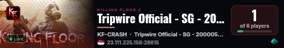 Tripwire Official - SG - 200005407 live status badge