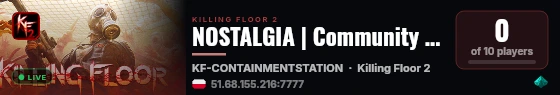 NOSTALGIA | Community Patch live status badge