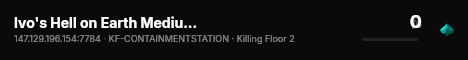 Ivo's Hell on Earth Medium Survival Server live status badge