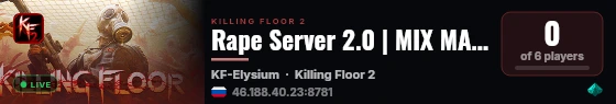 Rape Server 2.0 | MIX MAPS HOE live status badge
