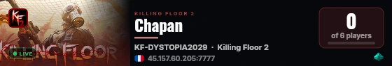 Chapan live status badge