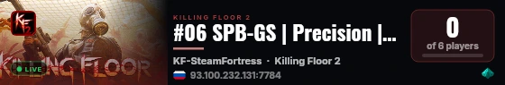 #06 SPB-GS | Precision | The Crestfallen live status badge