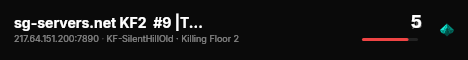 sg-servers.net KF2  #9 |Takeover|Custom Maps live status badge