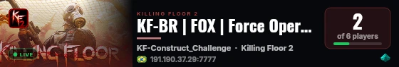 KF-BR | FOX | Force Operations Xtreme live status badge