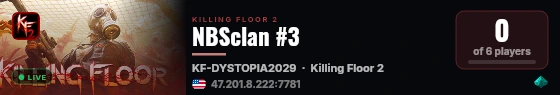 NBSclan #3 live status badge