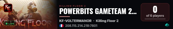 POWERBITS GAMETEAM 2|LOW PING| PBSGAMETEAM.COM live status badge