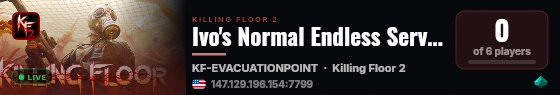 Ivo's Normal Endless Server live status badge