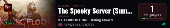 The Spooky Server (Summer Zeds!) live status badge