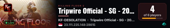 Tripwire Official - SG - 200005408 live status badge
