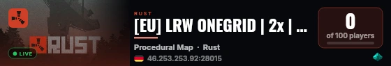 [EU] LRW ONEGRID | 2x | SOLO ONLY | JUST WIPED 03.09 09/03 ONE live status badge
