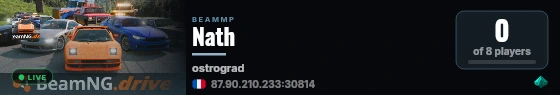 Nath live status badge