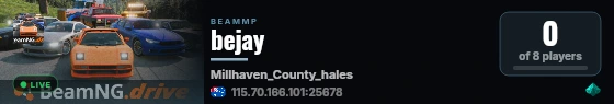 bejay live status badge