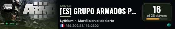 [ES] GRUPO ARMADOS Privado 1 www.grupoarmados.info live status badge