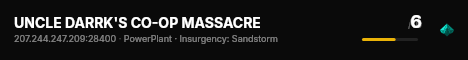 UNCLE DARRK'S CO-OP MASSACRE live status badge